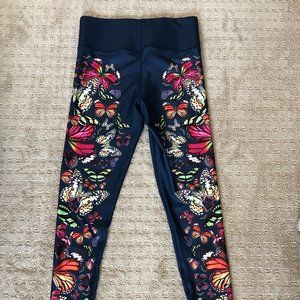Terez Butterfly Leggings, NWT, L